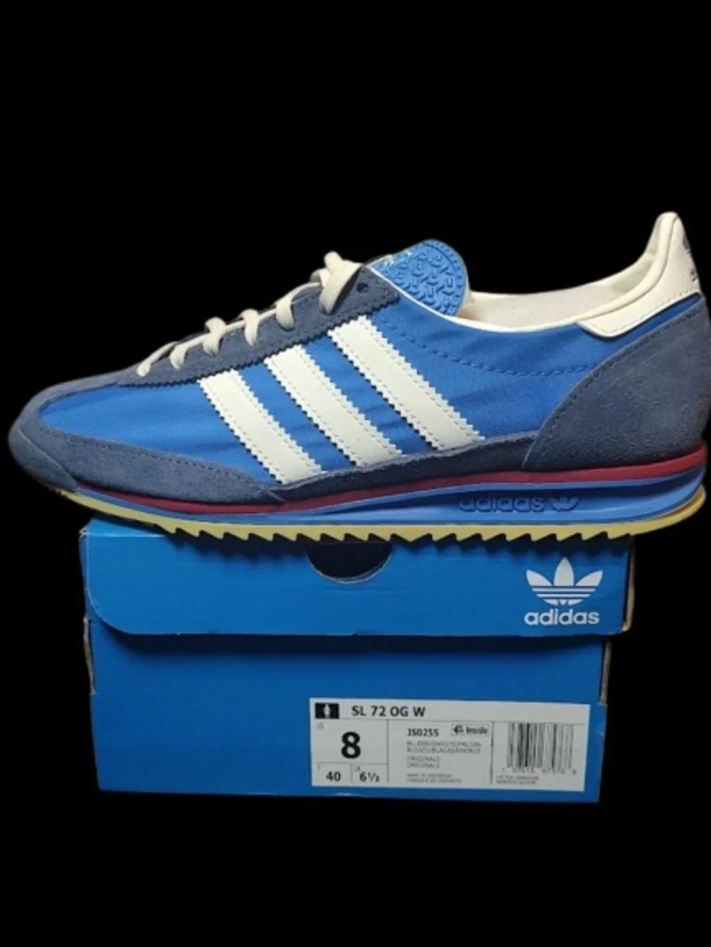 Adidas SL 72 OG Blue Bird Off White JS0255 Women Size 8 NIB Vintage Runner
